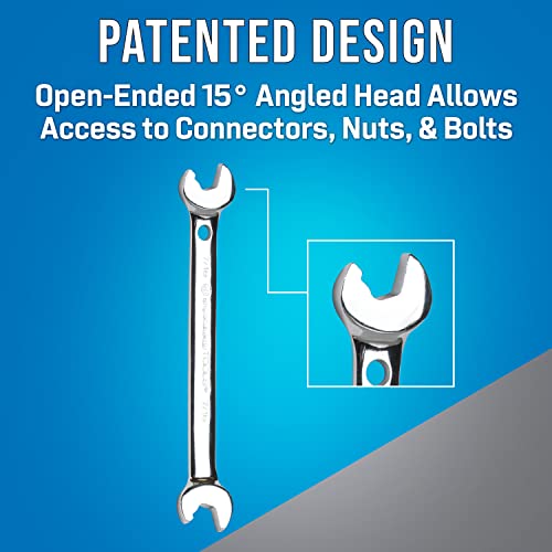 Jonard Tools Asw-716, Double Ended Speed Wrench, Angled Head, 7/16" #TOP1