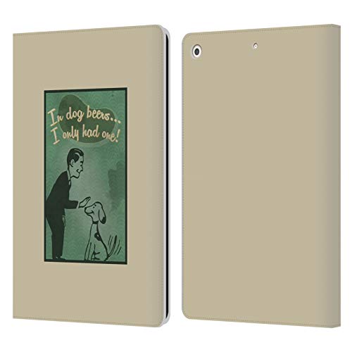 Coque en cuir à portefeuille Apple iPad 10.2 Lantern Press