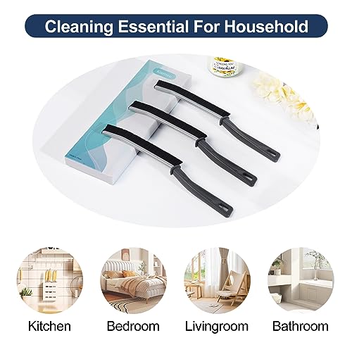 Kiemeu Crevice Cleaning Brush Groove Cleaning Tool Window Gap Cleaning Brush Grout Brush For Tiles, Hard Bristle Brush For Bathroom And Kitchen, Authentic Guarantee - Image 6