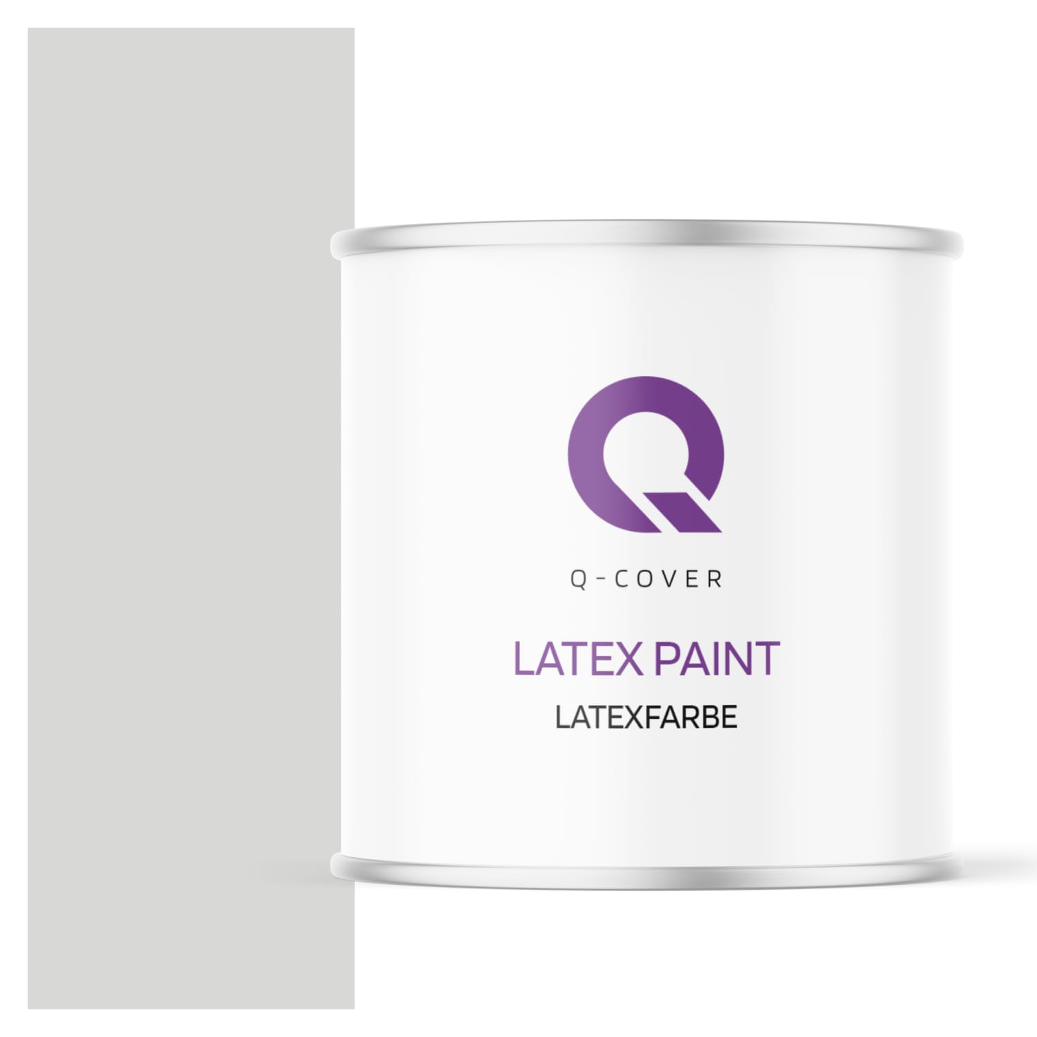 Peinture latex gris très mat 2L pour rénovation murale intérieure saine