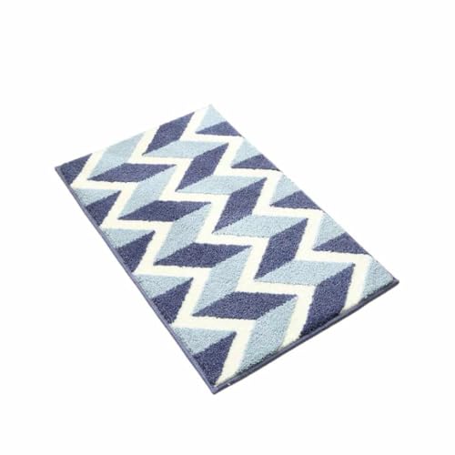 ノーブランド品 厚手 速乾バスマット 吸水 防滑 柔らかい 可愛い花柄 足拭きマット 玄関・トイレ・浴室用 家庭用 カジュアル おしゃれ インテリア フロアマット 洗いやすい 滑り止め 浴室マット 玄関マット 洗面所 カーペット(B,50*80mm)