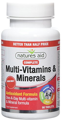 Natures Aid Multivitamins and Minerals, 90 Tablets