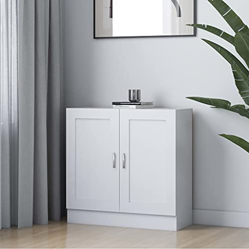 Estantería blanca de madera para eliminar el desorden con estantes modernos 2