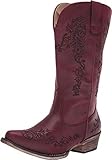 ROPER Bottes Riley Scroll pour femme, Rouge, 39 EU