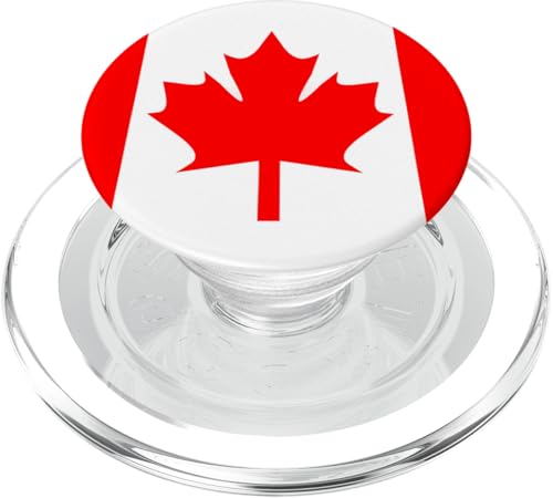 Bandera De Canadá Orgulloso Patriota Canadiense Souvenir Fan Lover PopSockets PopGrip para MagSafe