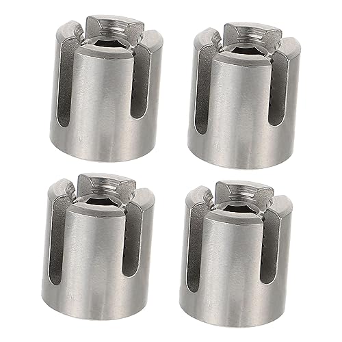 FUNOMOCYA 4pcs Wire Rope Fixing Clip Rope Loop Clamp Cross Clip Clamp Winch Cable Clamp Gardening Cable Clamp Wire Cable Clip Steel Cable Clips Cord Holder Stainless Steel Silver