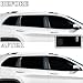 BOGAR TECH DESIGNS Side Window Chrome Delete Overlay Compatible with Jeep Cherokee 2014-2023, Gloss Black