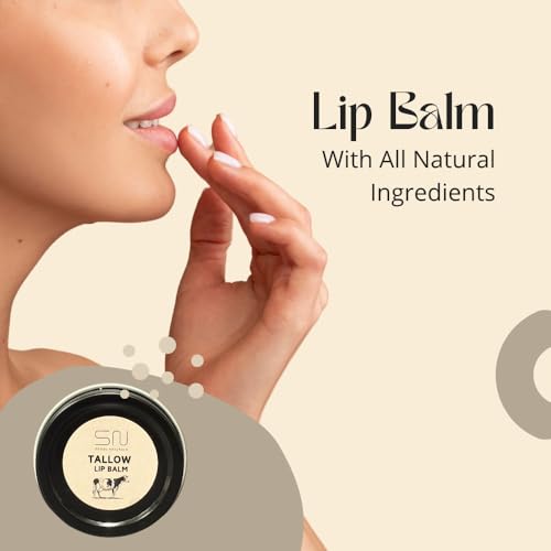 Seoul Naturals Tallow Lip Balm, Vanilla Flavored, k beauty, 0.5 oz tin image 5