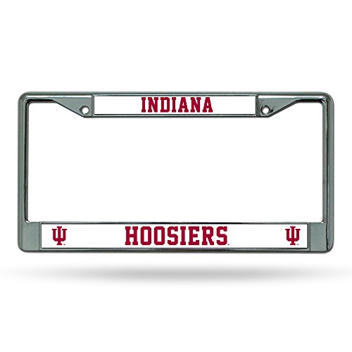 Rico Indiana Hoosiers Chrome License Plate Frame