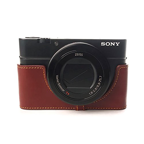 TP Original SONY DSC-RX100 II/III/IV/V ���p �{�f�B�[�n�[�t�P�[�X �u���E��