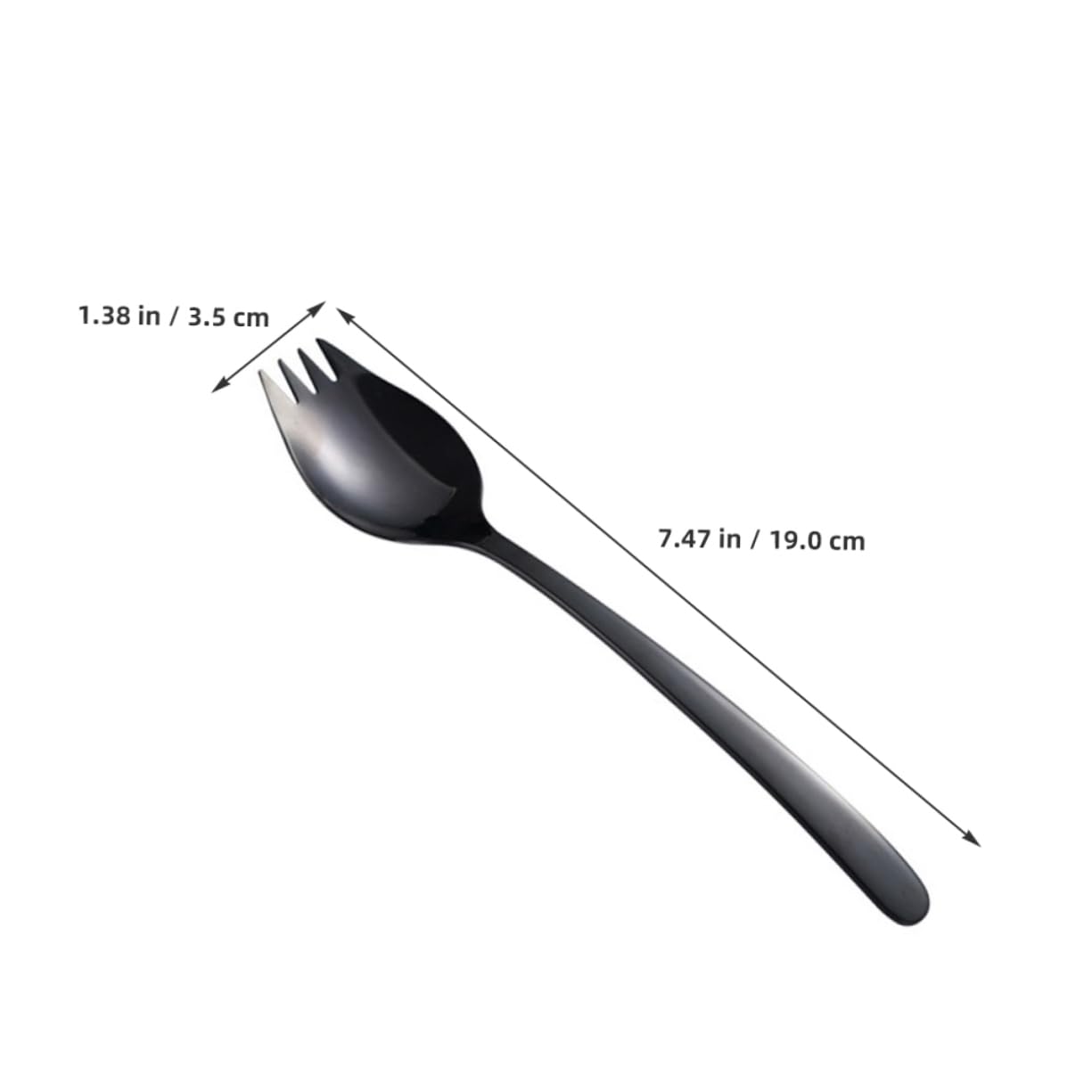 NAMOARLY 6pc Stainless Steel Fork and Spoon Set Noodle Salad Server Stylish Kitchenware for Family Gatherings