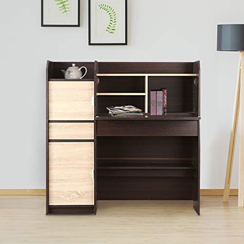 Hometown Florence Engineered Wood Study Table In Walnut Colour Amazon In Furniture