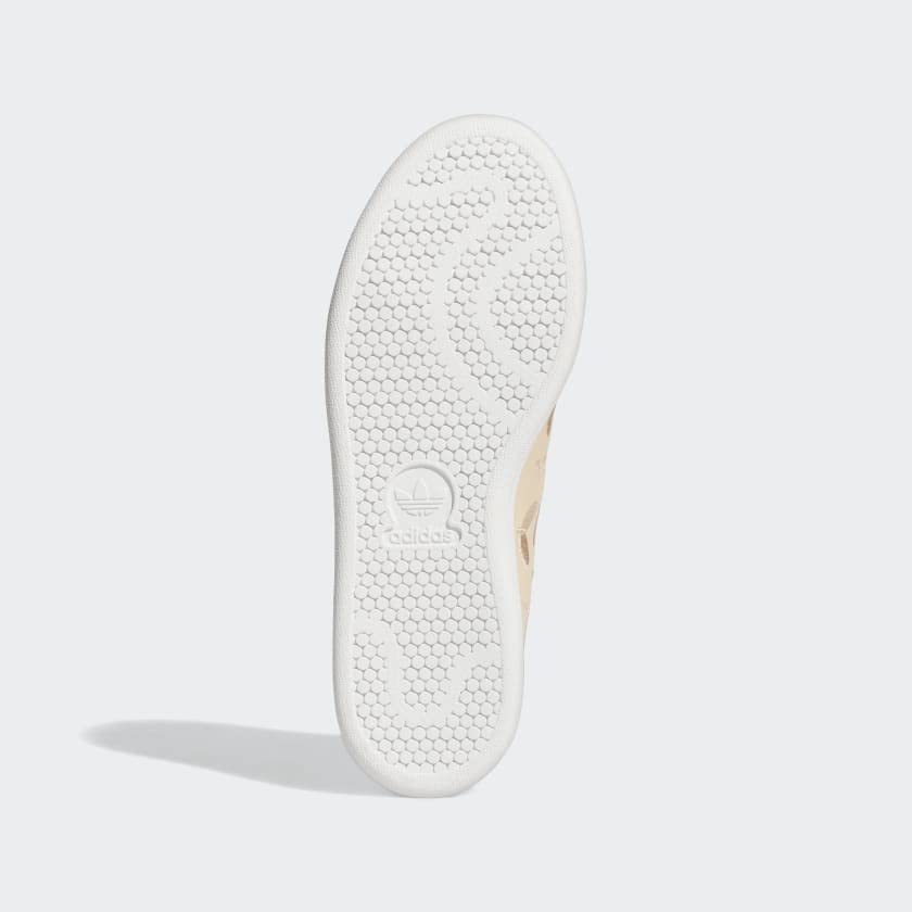 adidas Originals Women's Stan Smith W Low Shoes, Casual Sneakers, Cloud White/Purple Tint/Matte Gold, 82