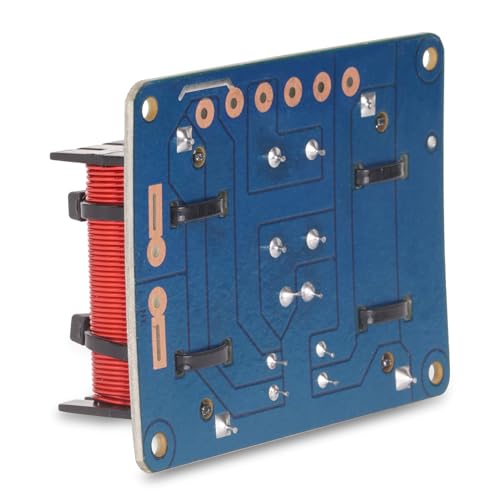 Image of Center Channel Mid Range Crossover Board, 100W Max Power HiFi Speaker Crossover Network, Heavy Duty 100% Pure Copper Inductor 4 to 8 OHMS Frequency Divider