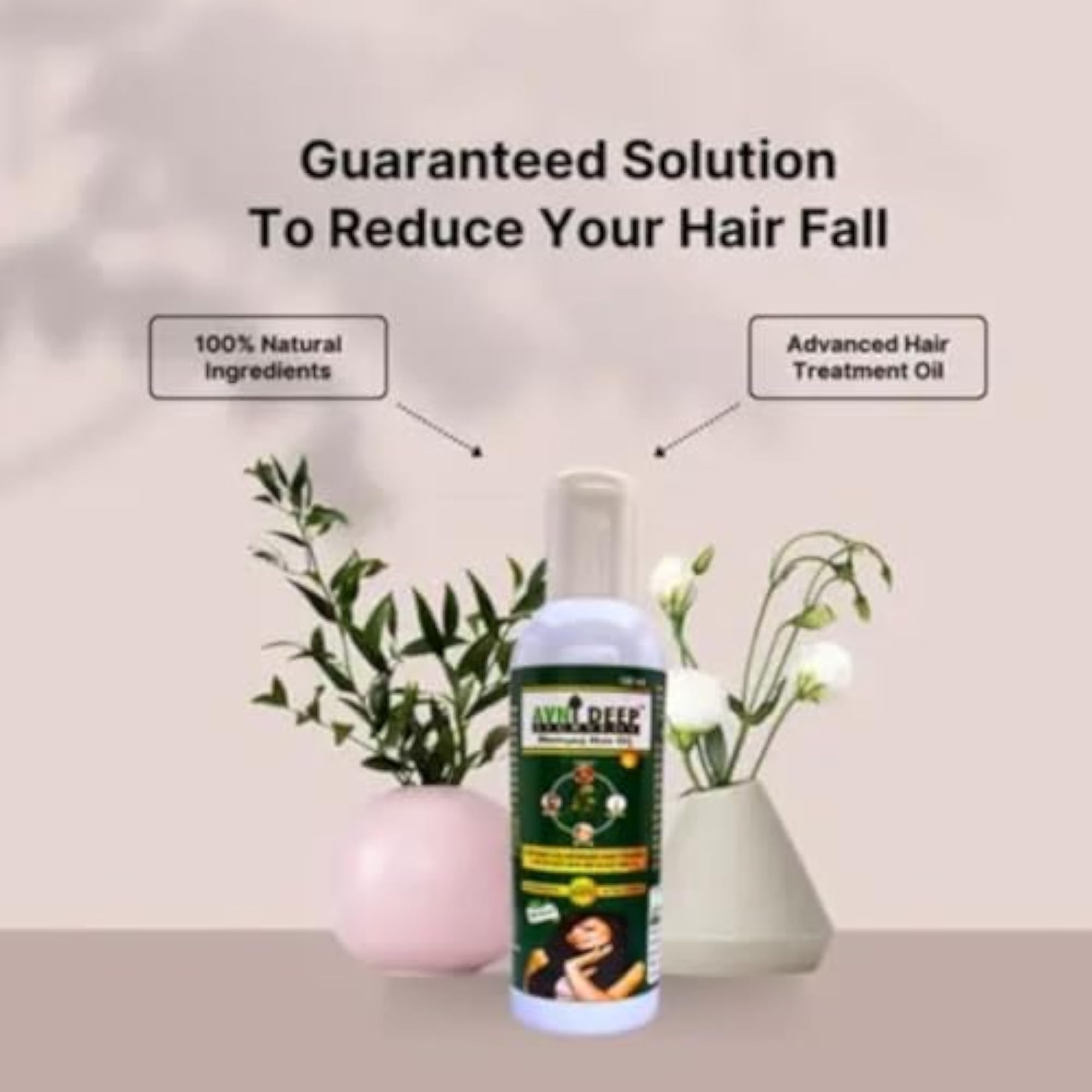 Natural Herbal Formula Deep Scalp Nourishment Bhringraj Hair Oil