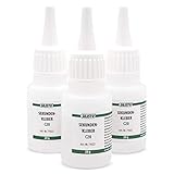 [page_title]-SILISTO 3x20g Sekundenkleber Dünnflüssig Extrem Stark Halt TOP-Qualität, 3 Stück, transparent