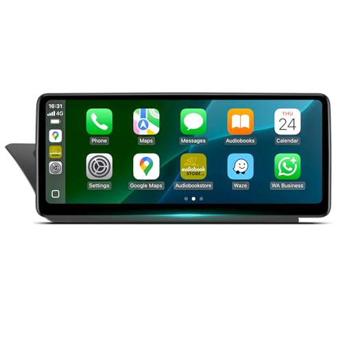 10.25 Inch Wireless CarPlay Android Auto Touch Screen for Audi A4 /S4/ A5/ S5 /RS4/ RS5/ B8/ B8.5 |2009-2016 Concert&Symphony System Support Original Camera USB Video Playback Mirroring