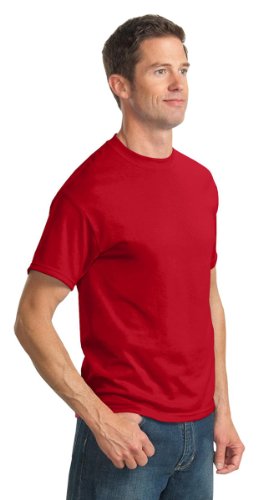 Port & Company Mens 50/50 Cotton/Poly T-Shirt PC55 -Ash 6XL4