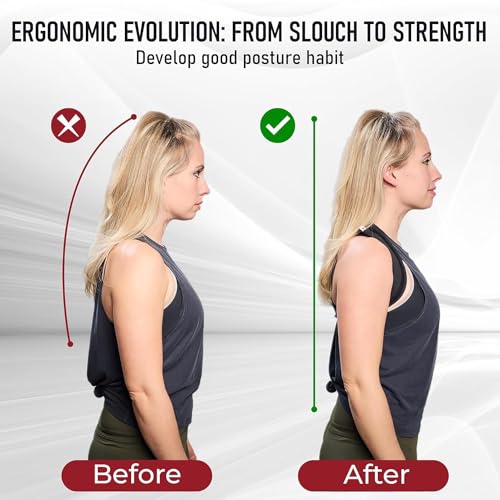 Shrink Posture Corrector Back Support Brace - Best for Improving Posture, Helps Relieve Back Pain, and Adjustable for Spine, Neck and Shoulder, Helps Reduce Pain for Women and Men
