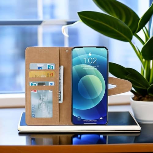 Image of amazon basics Moto Edge 60 Stylus 5G Flip Cover | Card Pockets Wallet & Stand | Flip Cover for Moto Edge 60 Stylus 5G (Gray)