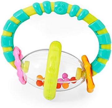 Bright Starts Baby Rattle & BPA-Free Teether Toy, Ages 3 Months+