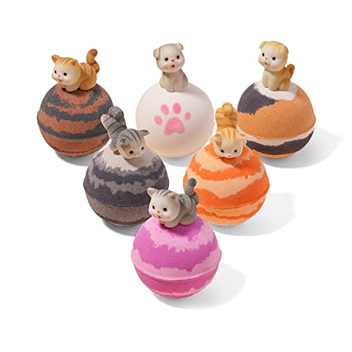 Daisy Encens Bath Bombs For Kids With Toys Inside,Bubble Bath Fizzies With Cat  Toy Surprises,Handmade Bath Bombs With Natural Essential Oils, Birthday Gift For Girls And Boys #TOP24