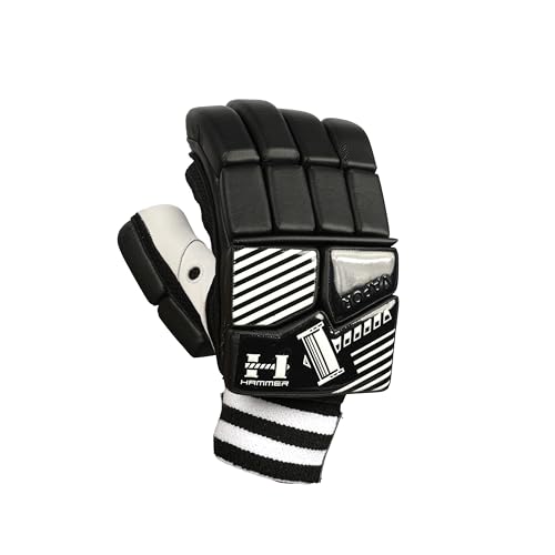 Hammer Vapor Cricket Batting Gloves -Black (Men, Right) - Thumbnail 2