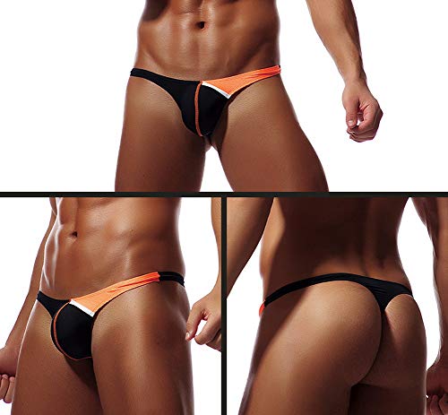 Men's U Convex Ice Silk Low-Rise Thong3