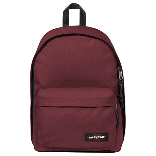 EASTPAK: Mochila de poliéster con bolsillo frontal con cremallera  color rojo  33 cm