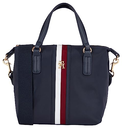 Tommy Hilfiger Damen Umhängetasche Poppy Mittelgroß, Blau (Space Blue),...