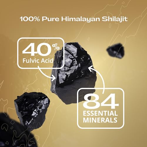 Colombian Coffee with Shilajit – Medium Roast Organic Ground Coffee, Energy & Immunity Boost, 250mg Himalayan Shilajit per Serving, 16 Servings