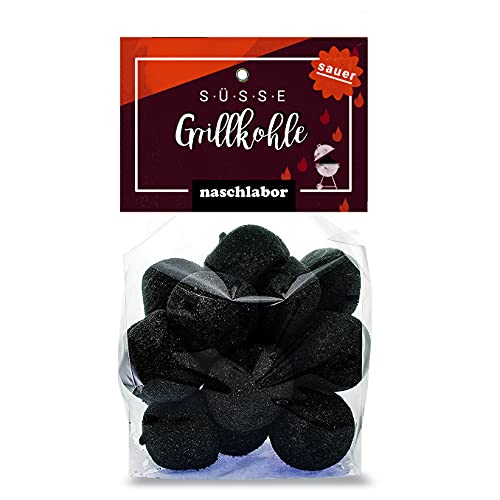 naschlabor | Grillkohle Marshmallow Tüte | Schaumzucker Süßigkeiten | Geschenkidee für den Sommer Cover