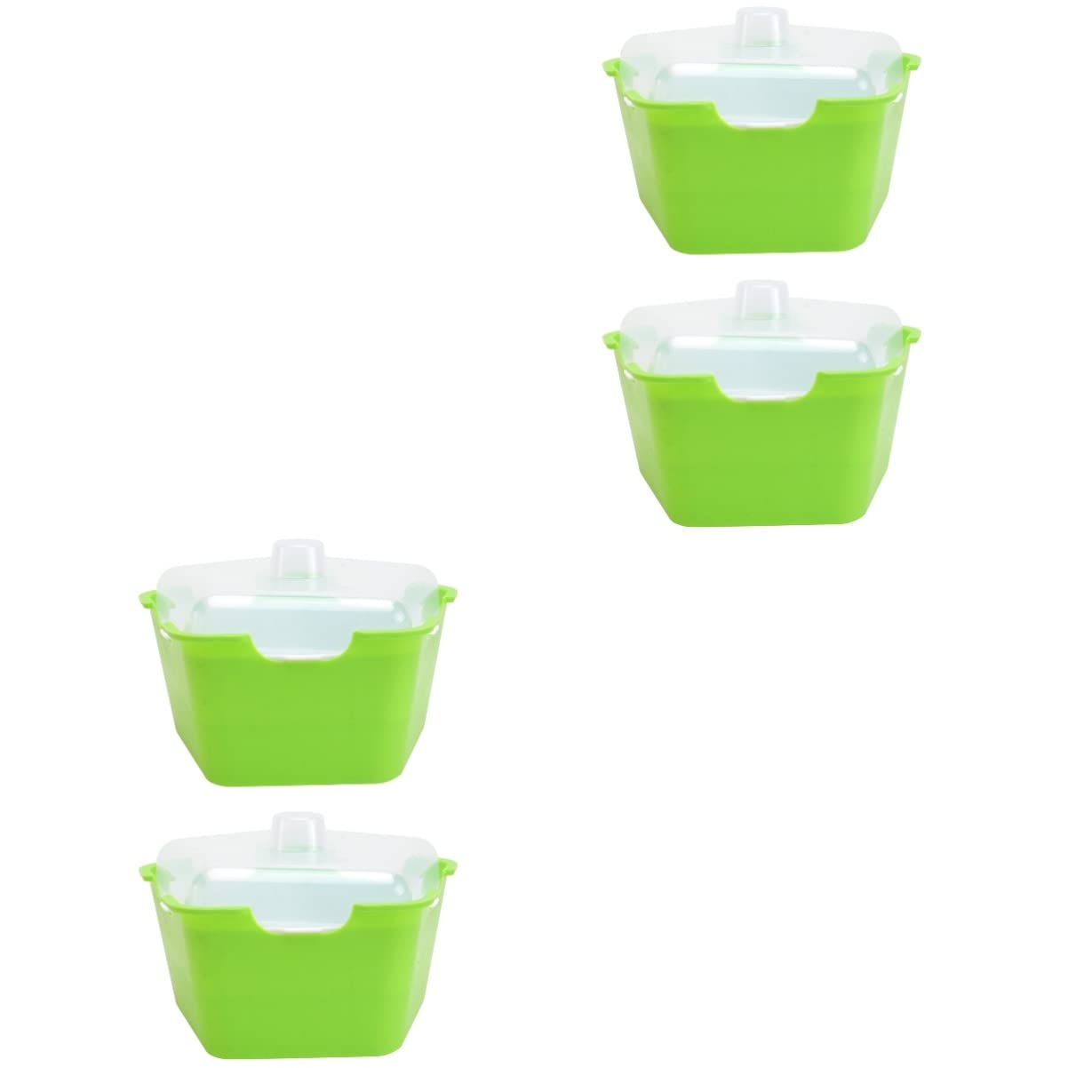 YARNOW 4 Ensembles Plateau De en Boîte Pentagonale Producteur D'agropyre Germer Pot De Pépinière De Germination Plateaux De Germination Kit De Germination PP Brancher Enfant Plante