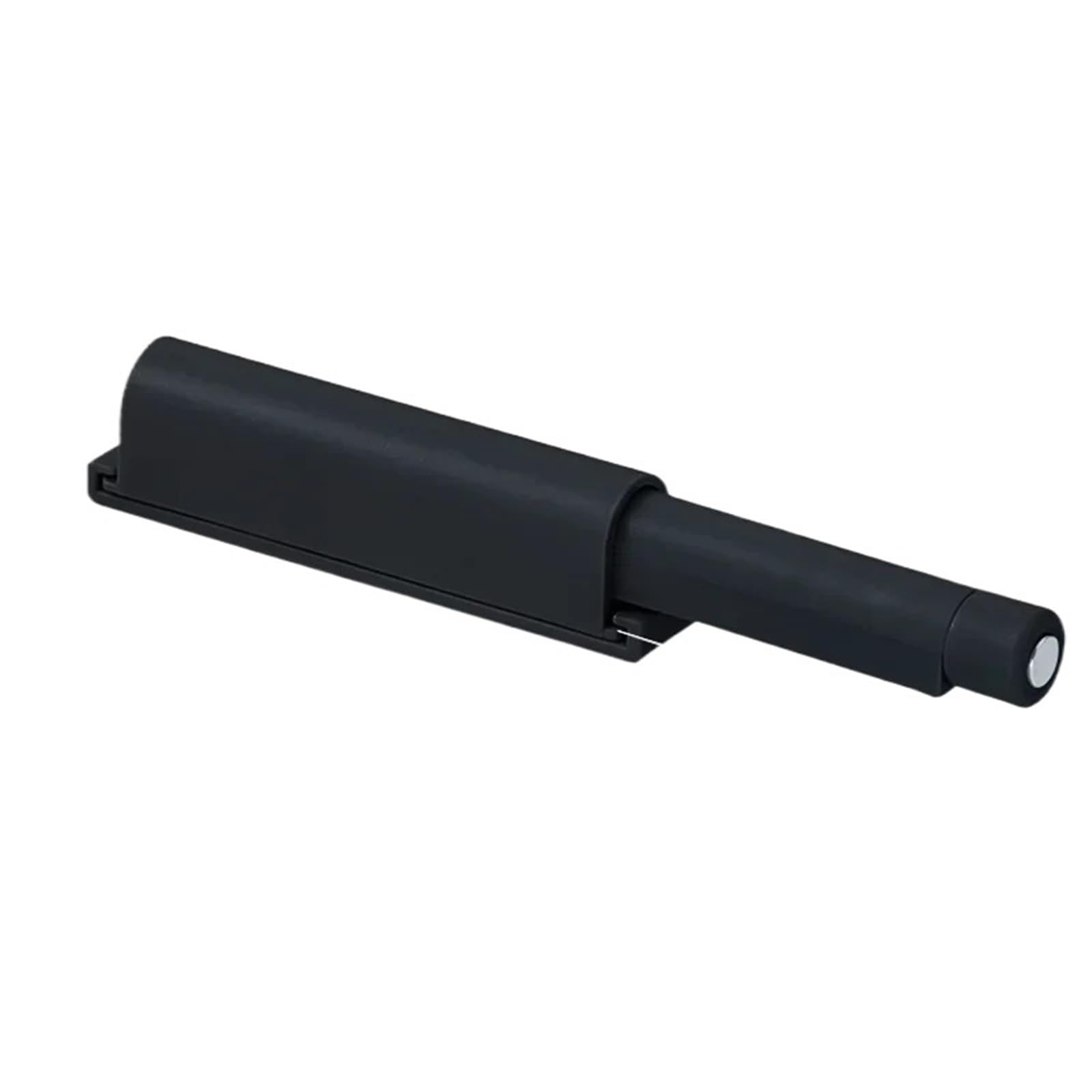 Cnyuon Black 12Pcs Invisible Cabinet Catches Magnetic Push To Open Cupboard Drawer Door Touch Stop Damper Latch Release Buffer Pulls(Black)