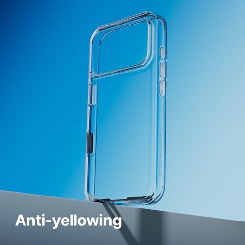 Image of RhinoShield Phone Case Compatible with iPhone 17 Pro Max | Clear Case - Anti-Yellowing, High Transparency, Shockproof with Military Grade Drop Protection - Transparent