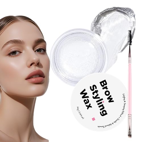 para Cejas – Gel Transparente y Jabón Fijador 14g | Fijador Natural de Larga Duración para Cejas Definidas y Espesas | Sin Color ni Residuos