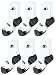 Starter Boys' 6-Pack Athletic Crew Socks, Prime Exclusive, White, Small (Shoe Size 9-3.5)