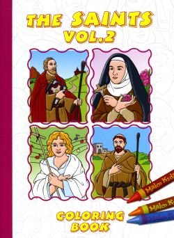 Paperback Saints Coloring Book: 2 Book