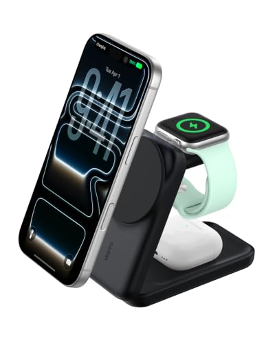 Belkin Qi2.2 25W 3-in-1 Foldable Charging Station