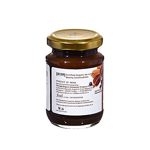 Image of Pure & Sure Organic Tamarind (Imli) Paste 150G | 100% Fresh Imli Chutney | Naturally Processed & Thick | Homemade Taste & Quality for Cooking | No Additives & Chemical (Pack of 3)