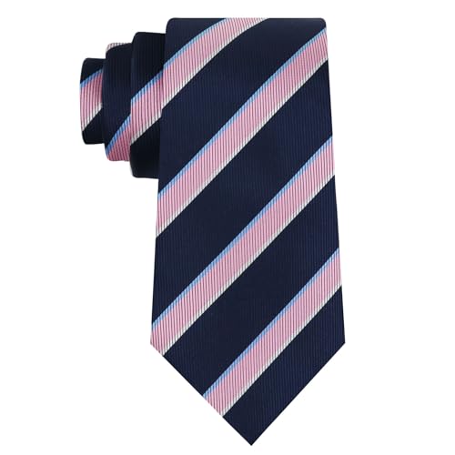 Image of Luckyvestir Striped Ties for Men Classic 3.15 inch Men's Tie Formal Neckties for Business Graduation Dinner Wedding