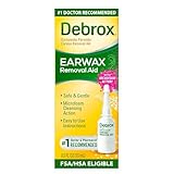 Debrox Ear Wax Removal Drops, Gentle Microfoam Ear Wax Remover with Carbamide Peroxide, 0.5 Fl Oz