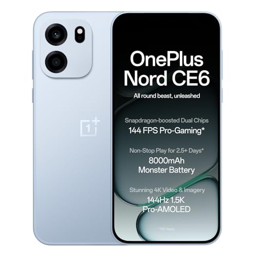 OnePlus Nord CE6 | 8GB+256GB | Fresh Blue | Snapdragon 7s Gen 4 |...