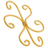 BinZyronic 植物ステムホルダー 、 頑丈な鉄製で直立サポート 屋内屋外ガーデニング用