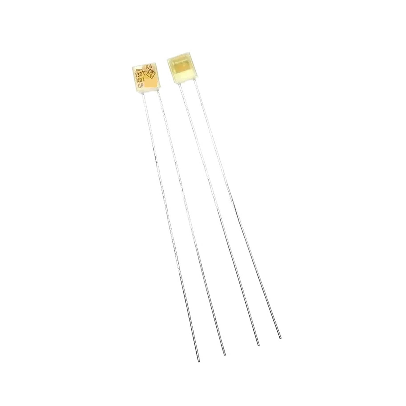 MEIFUUDWPJG 100Pcs K4 Thermal Cutoff 2A 250V 130°C 130 Degree