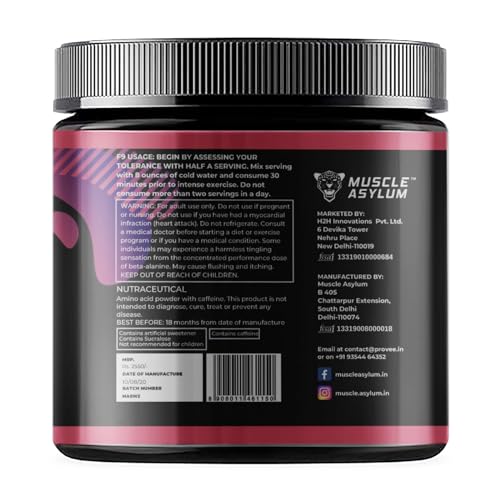 Image of Muscle Asylum F9 PRO Pre-Workout - 10 Servings, 100 gm (Fruit Punch) | Boosts Energy & Endurance | Improves Focus