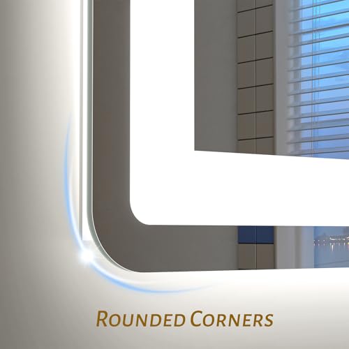 Luxury Bathroom Mirror Defogger LED