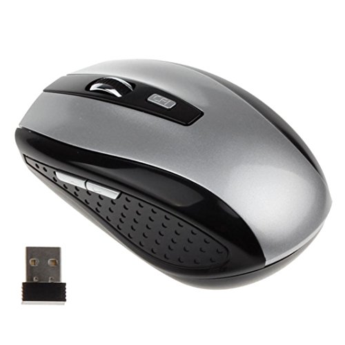 moonuy 2.4G Souris sans Fil avec 1600 DPI pour PC, Ordinateur Portable, Ordinateur de Bureau et MacBook,Souris sans Fil (B)