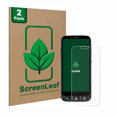 ScreenLeaf (2 Unidades Protector de pantalla para SPC Zeus 4G Pro [Protección de Pantalla Sostenible, Clear, Anti-Arañazos]