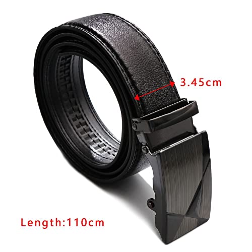 PU Belts Luxury Ratchet Waistband Strap Men Military Automatic Buckle(5)3